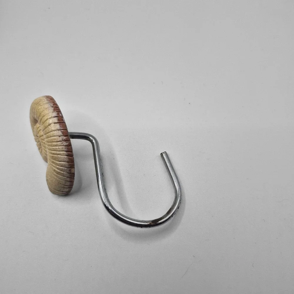 Sea‎ Shells Shower Curtain Hooks Set of 12 Ocean Beach House Cream Beige Tan